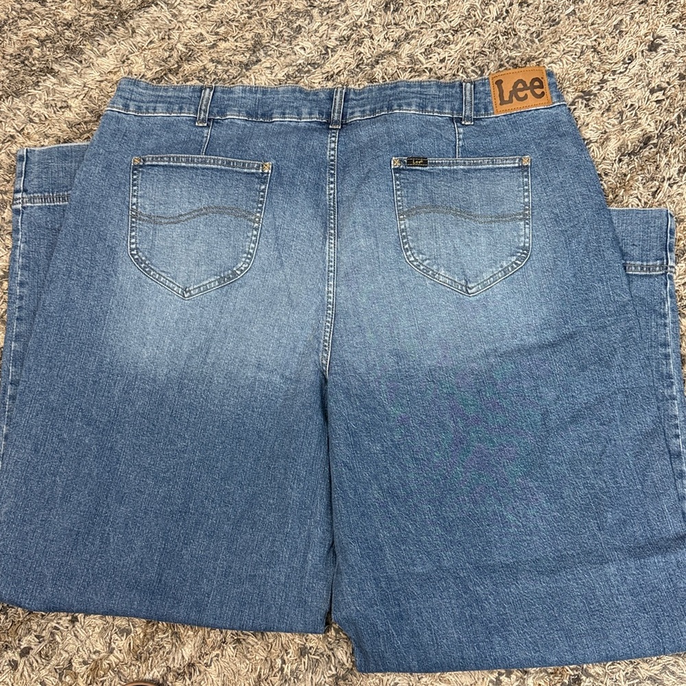 Lee Women's light wash wide leg trouser Jeans sz 28 long - Picture 11 of 11